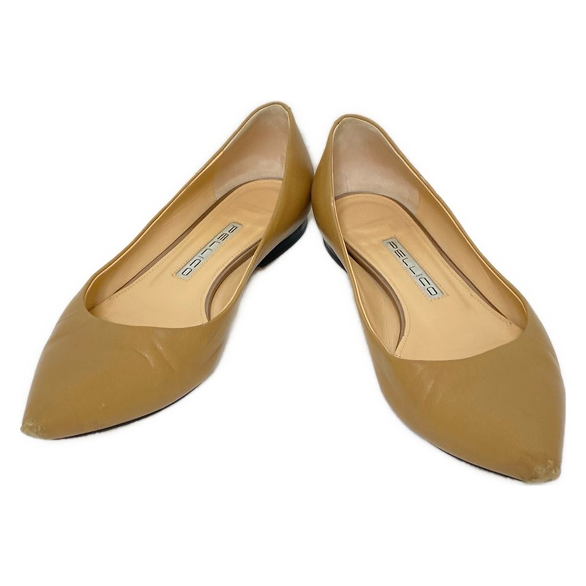 PELLICO ペリーコ　パンプス　フラットシューズ　35 エトープ　ベージュ PELLICO ペリーコ パンプス フラットシューズ 35 エトープ ベージュ