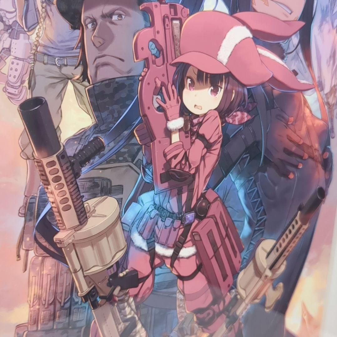 ガンゲイル・オンライン キャラファイングラフ 黒星紅白 複製イラスト