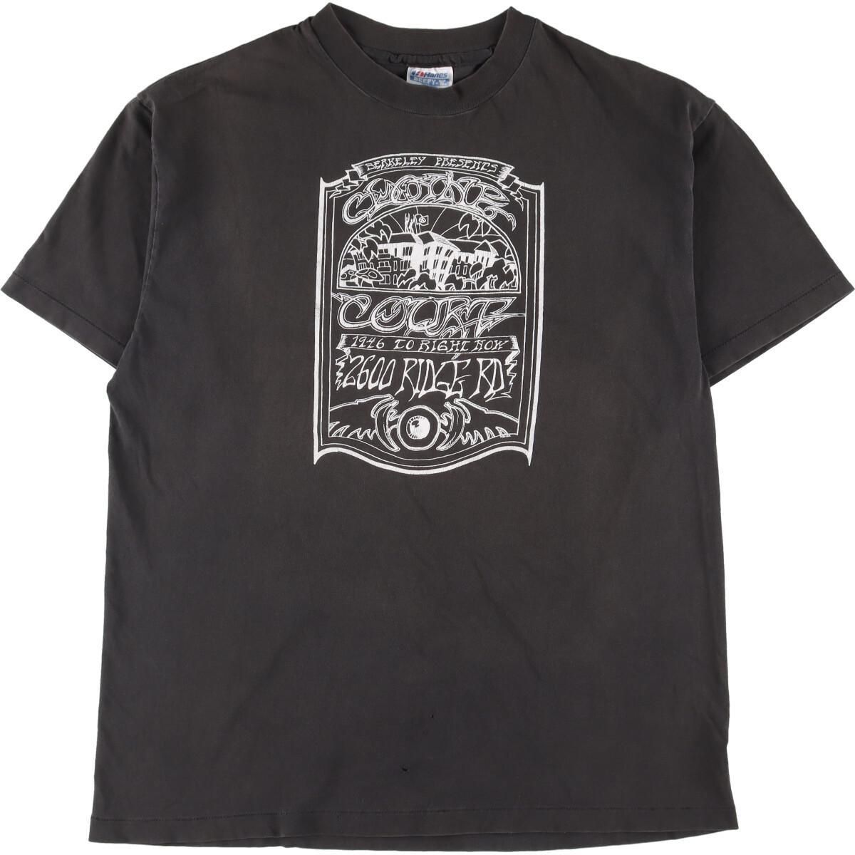古着 80年代 ヘインズ Hanes BEEFY-T 両面プリント プリントTシャツ 