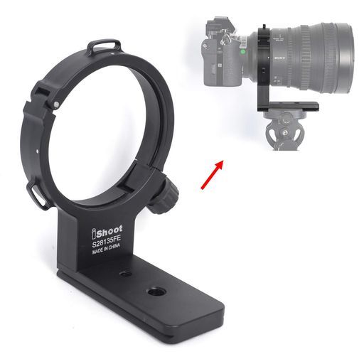 いっぬ様 iShootCNC加工済み航空アルミニウムのレンズサポート襟、リング式三脚