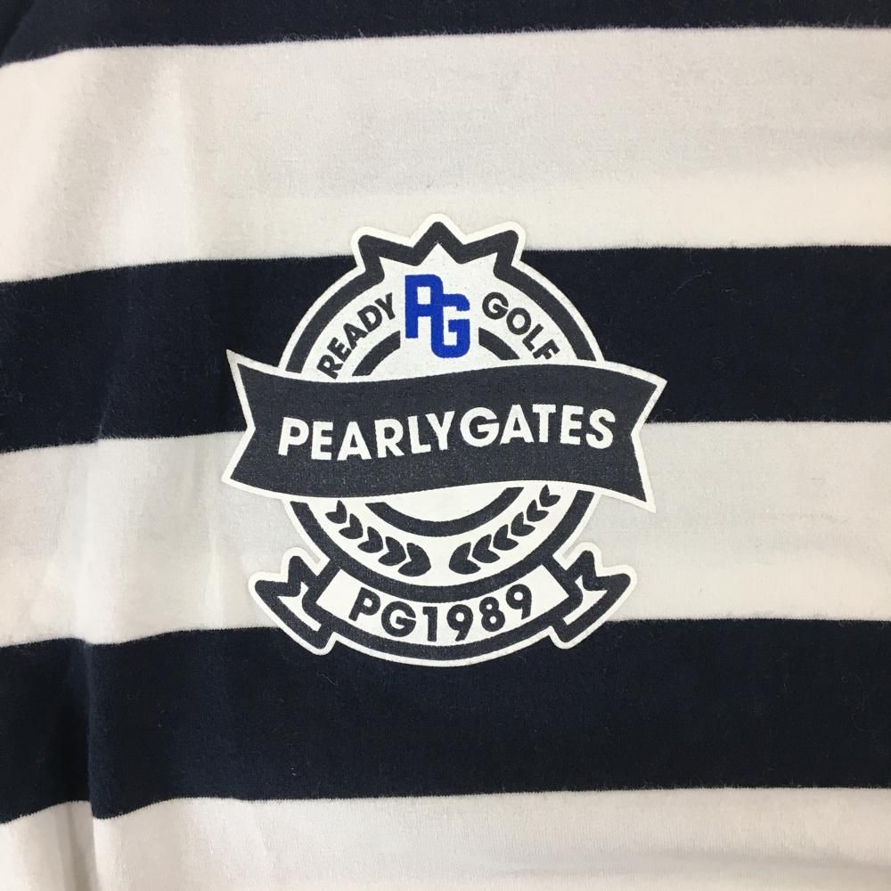 PEARLY GATES PG1989 ネイビー シャツ PEARLY GATES ネイビー 半袖シャツ 89 サイズ4 PEARLY GATES ネイビー