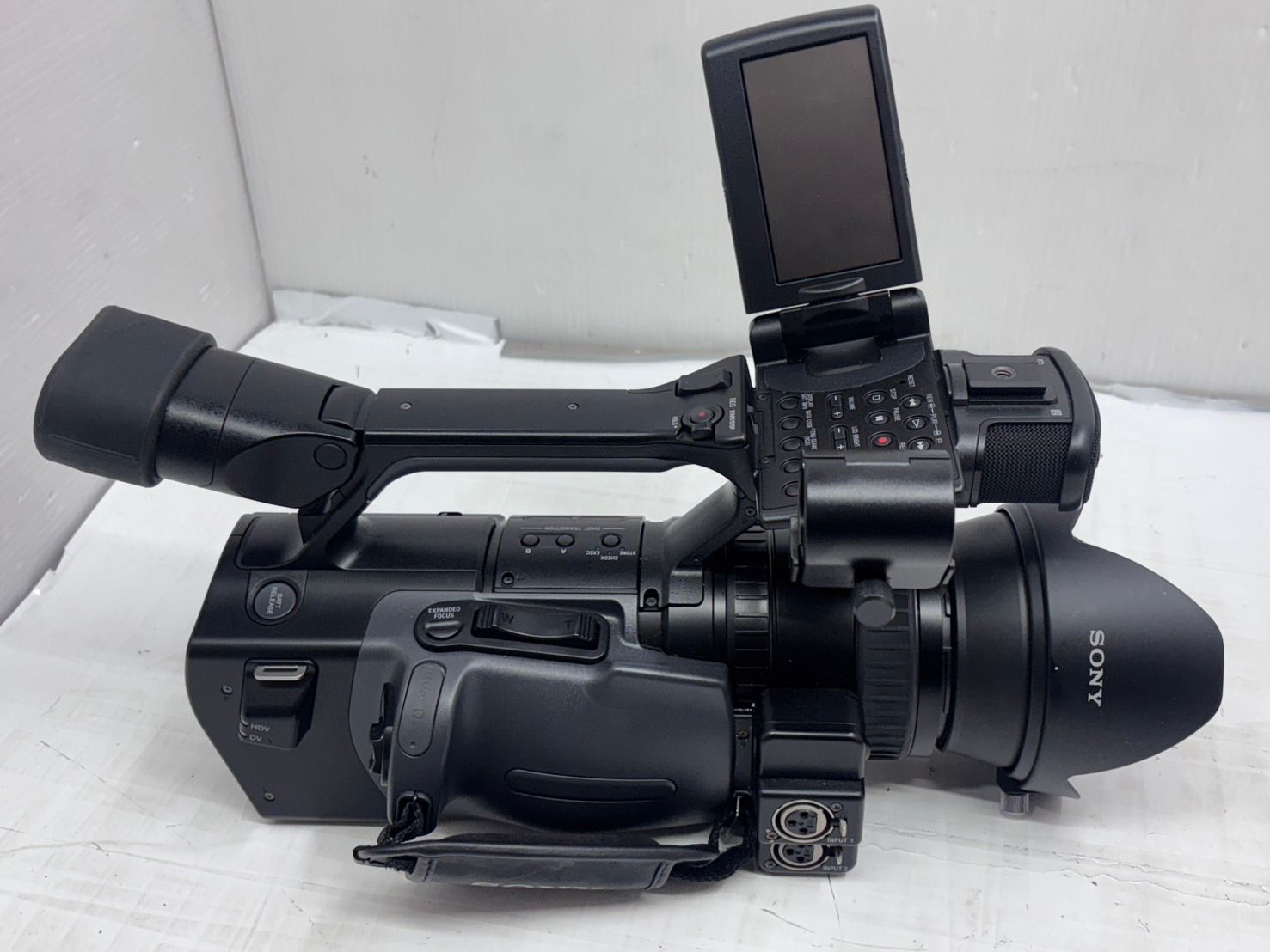 h 8830ソニー HVR Z 1 J ビデオカメラ コンデンサーマイク バッテリー AC VQ 1050