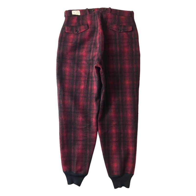 50s Woolrich チェック ウール ハンティング パンツ / 50年代