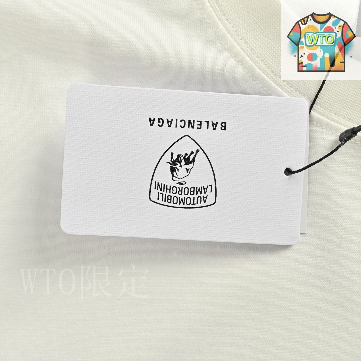 BALENCIAGA ロコ刺繍スキトッフ 801982TMVA5 1070 今日特価】Balenciaga / バレンシアガ 25SS ランボ刺繍 T - メルカリ