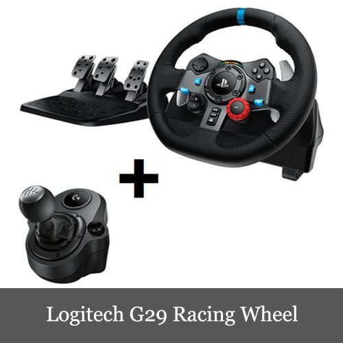 Logitech G29 Driving Force Feedback Racing Wheel ロジテック レーシングホイールシフター付き 1年保証輸入品