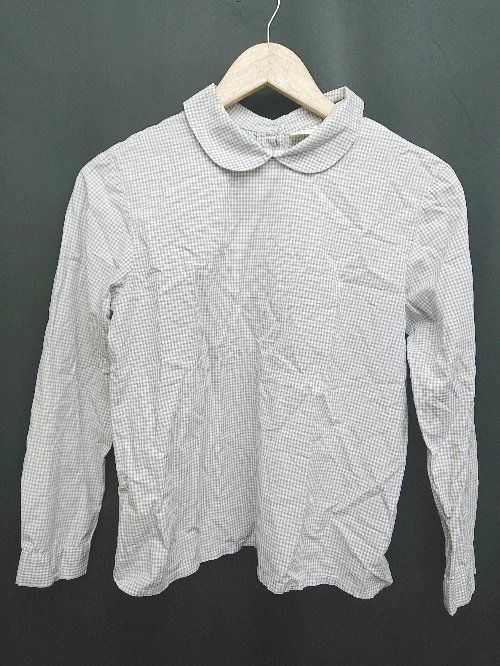 ◇ ◎ bulle de savon ギンガムチェック 長袖 ブラウス