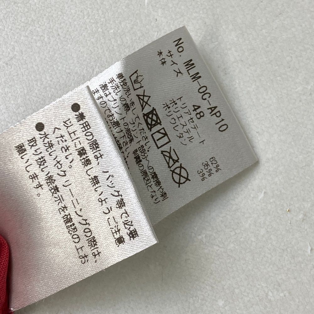 サイズ：48 MARK&LONA マークアンドロナ ベロア地 ハーフジップ 長袖T