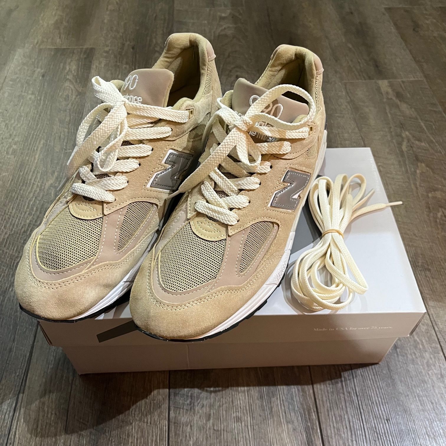 美品 Kith × New Balance 990V2 