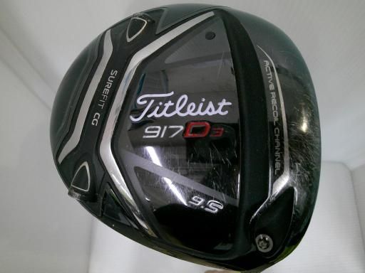 タイトリスト 917 D3 9.5° ドライバー DR ATTAS PUNCH 7 フレックスS メンズ 男性用 右利き 右用 Cランク ゴルフクラブ