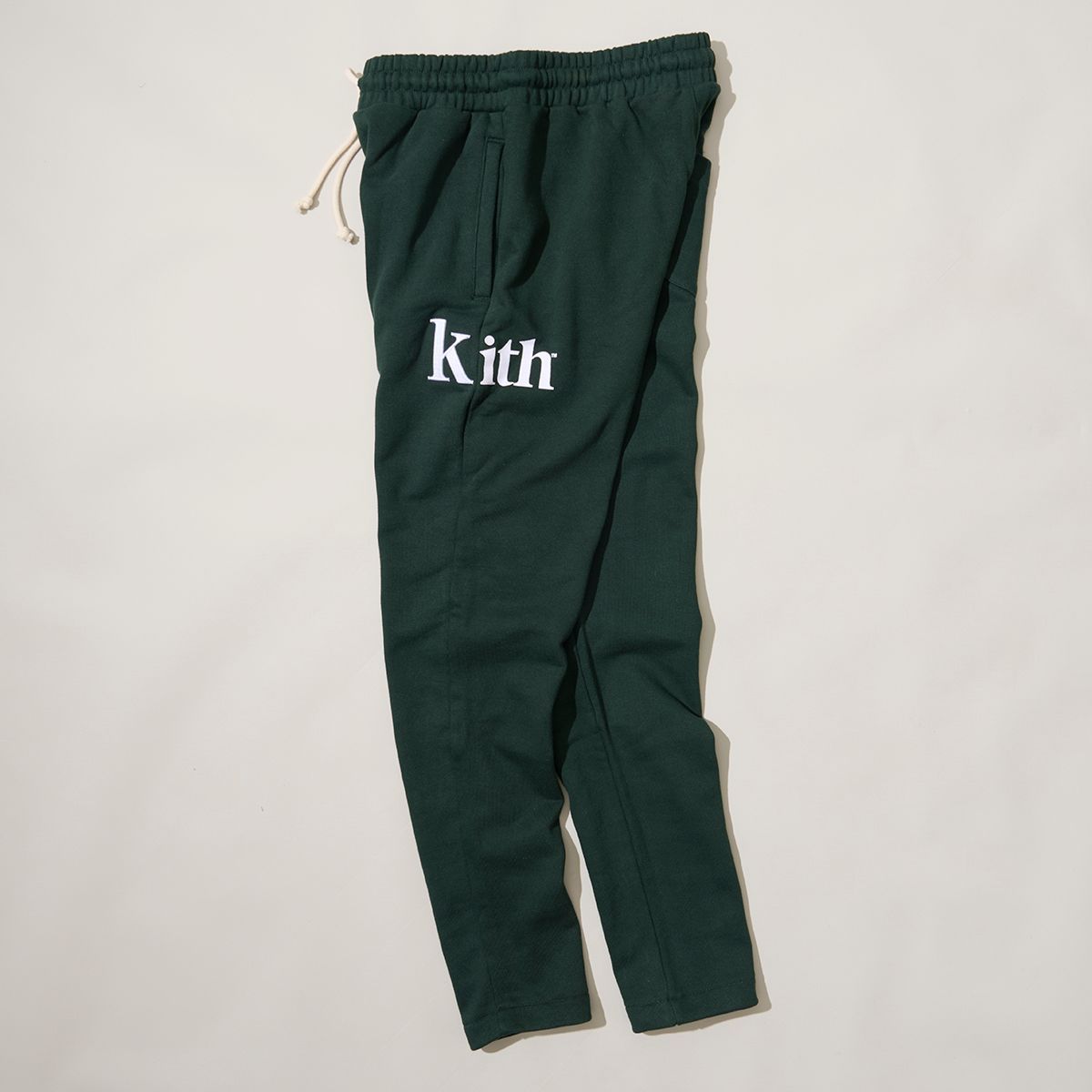 新品未使用】KITH - WILLIAMS SWEAT PANTS / GREEN / XS - LA直営店舗 