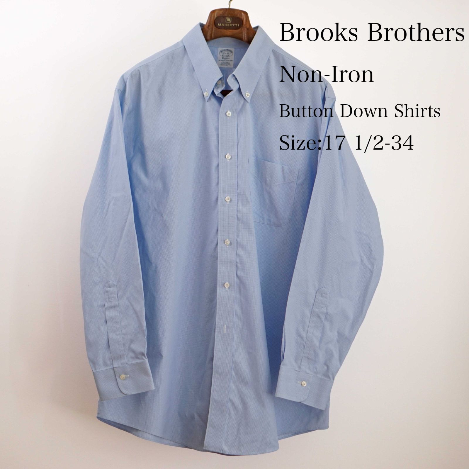 17 1/2-34】Brooks Brothers ブルックスブラザーズ ボタンダウンシャツ