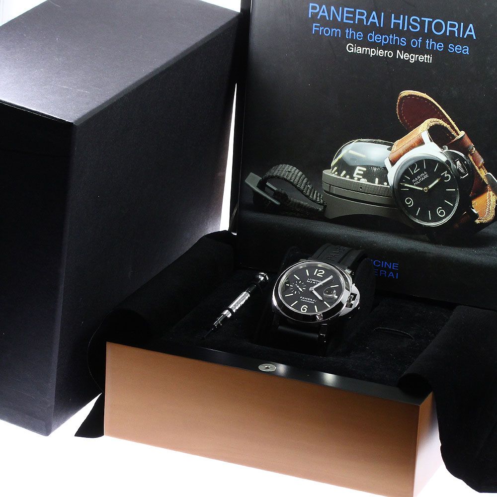 パネライ PANERAI PAM00104 ルミノールマリーナ スモールセコンド 自動巻き メンズ内箱付き_800858 - メルカリ