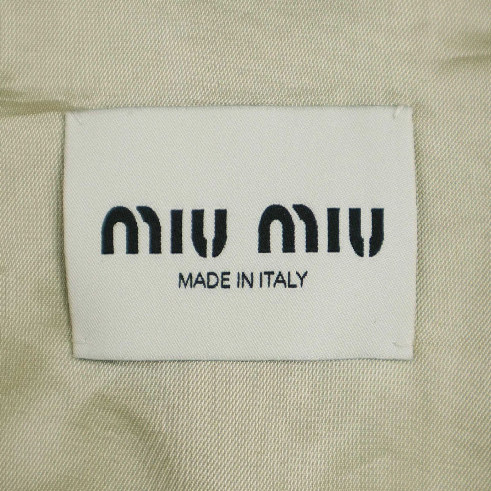 blan miu ブランミュー　ジャケット　フリル　カットソー　ベージュ　40 blan miu ブランミュー ジャケット フリル カットソー ベージュ
