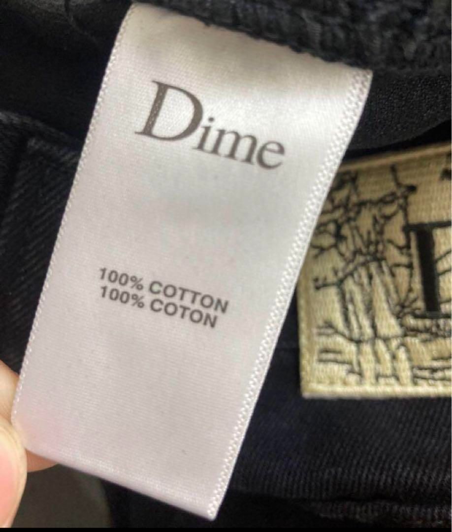 新品未使用品　Dime ダイム バギージーンズ デニム パンツ WASHED BLACK ブラック