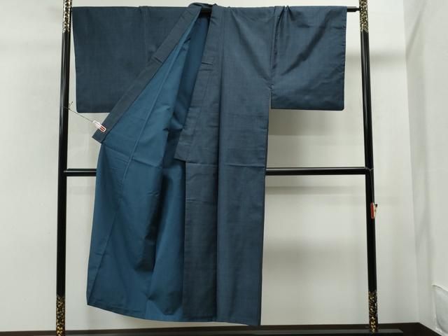 平和屋着物○男性 本場大島紬 アンサンブル 120亀甲 総詰め 正絹 逸品