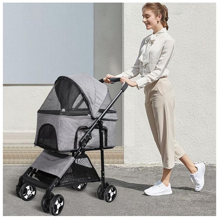 ペットカート キャリーカート 折りたたみ 取り外し可能 二