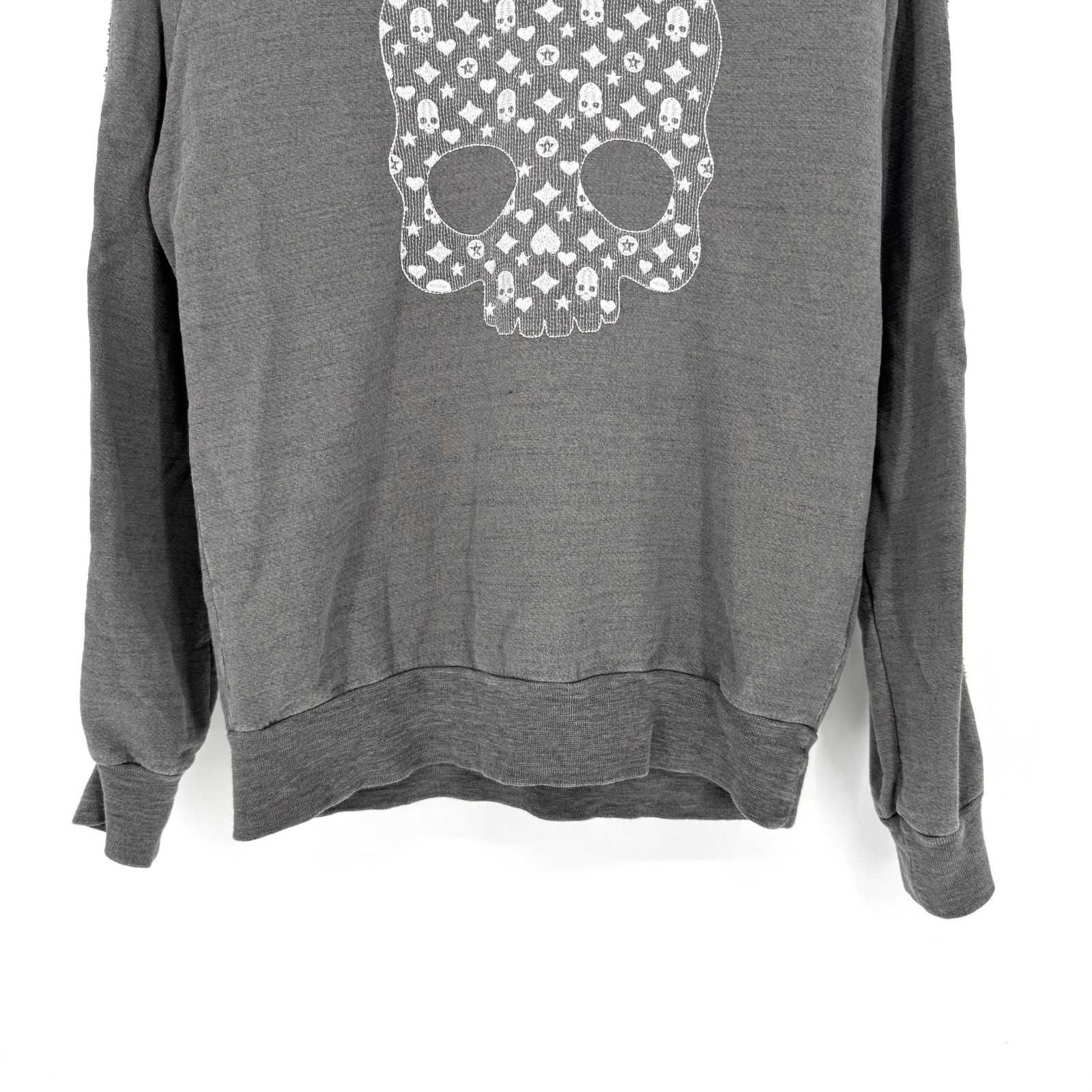 美品 ハイドロゲン 長袖スウェット グレー サイズM（楽天市場  