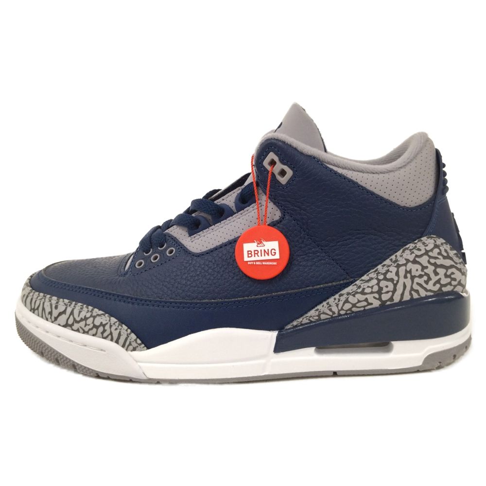 NIKE (ナイキ) AIR JORDAN 3 RETRO MIDNIGHT NAVY CT8532-401 エアジョーダン3 レトロ ミッドカットスニーカー ネイビー US8.5/26.5cm