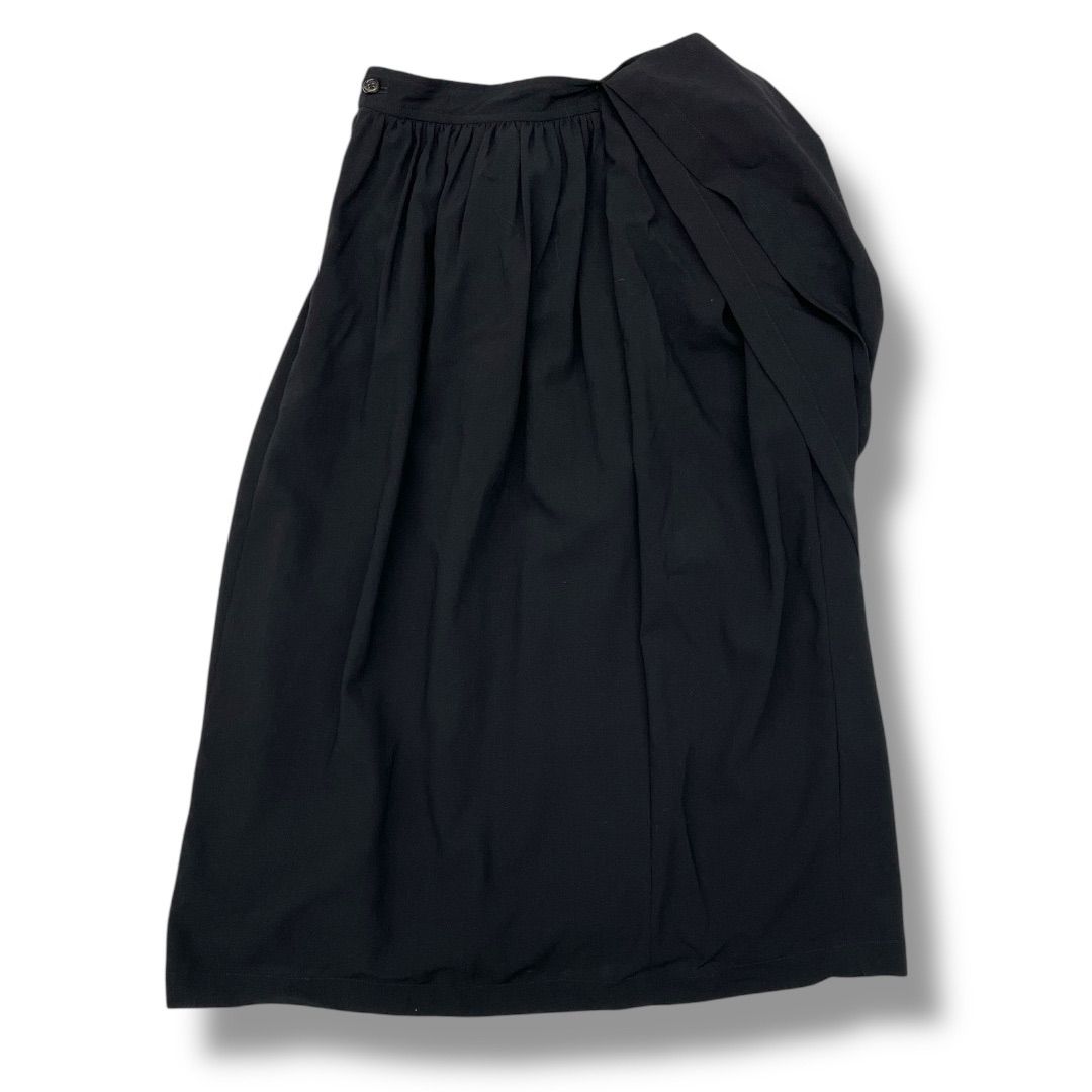 ヴィンテージ　トリコ コムデギャルソン　リネン100% ロングスカート　黒 tricot COMME des GARCONS（トリココムデギャルソン）ロング
