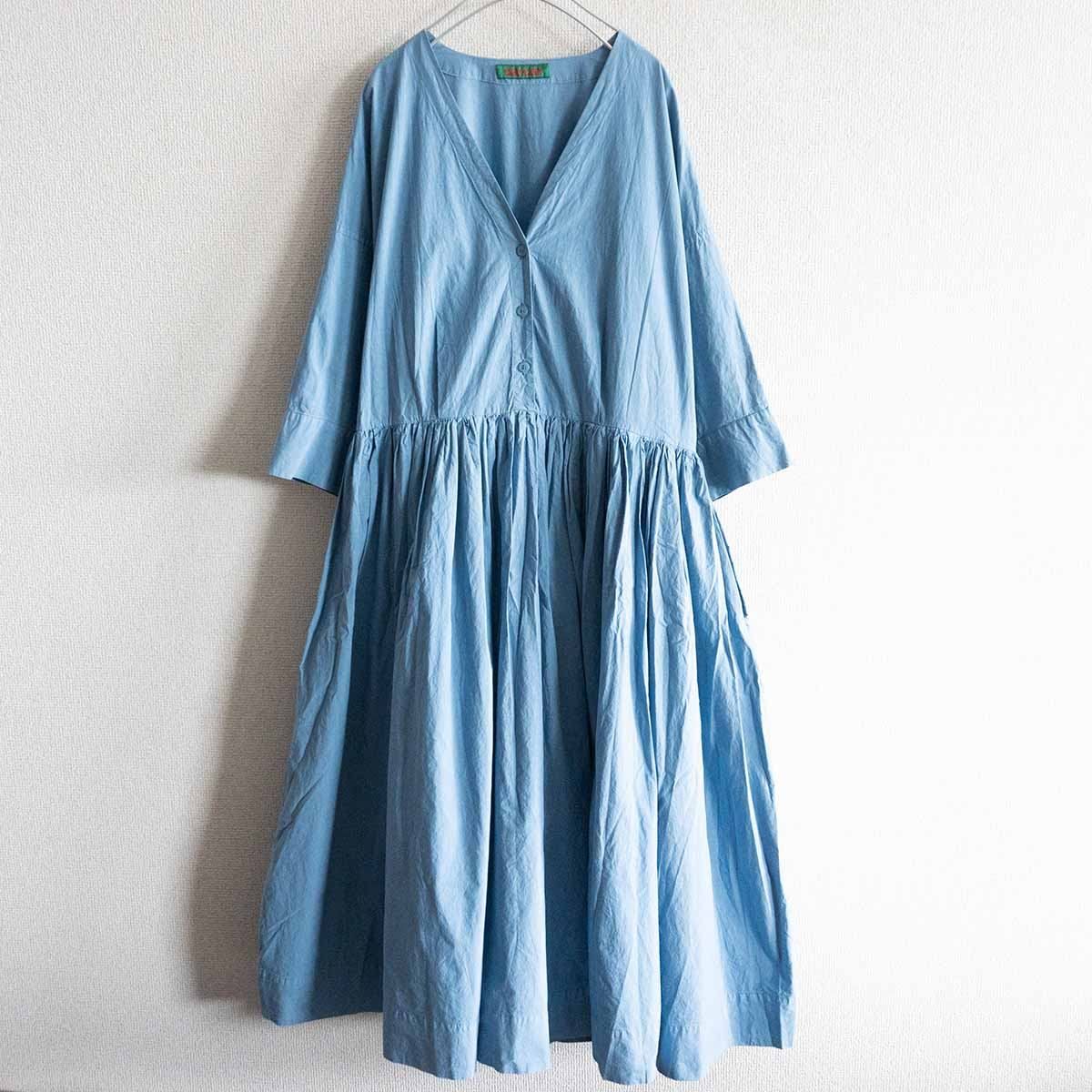 美品】 CASEY CASEY 【ROBE FABIENNE DRESS】S ギャザー ワンピース ケーシー ケーシー 2406094 - メルカリ