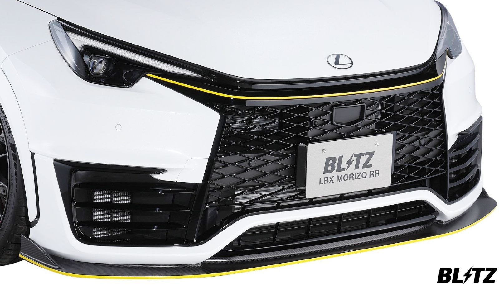 M's】 LEXUS レクサス LBX MORIZO RR BLITZ フロントリップスポイラー