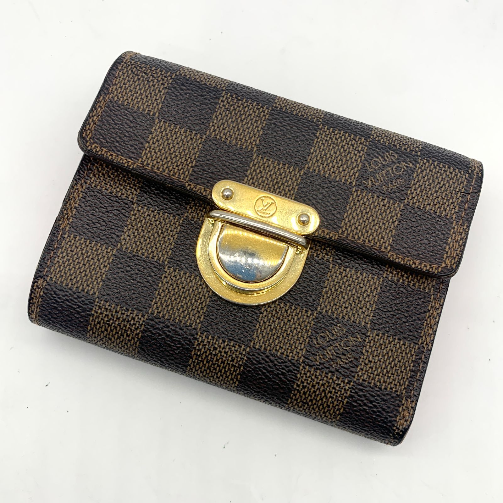 ▽Louis Vuitton ルイヴィトン ダミエ ポルトフォイユ コアラ N60005