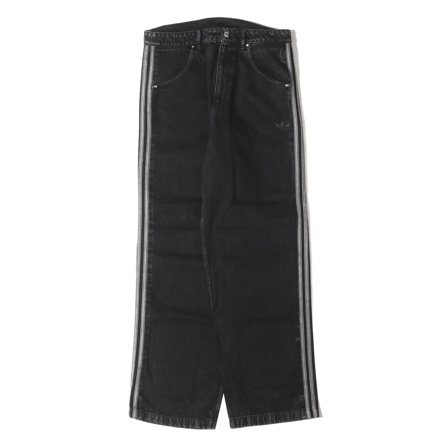 adidas アディダス パンツ サイズ 34 | 24AW ファイヤー バード デニム トラックパンツ DENIM FIREBIRD TRACKPANTS | トゥルーブラック | ボトムス ズボン メンズ