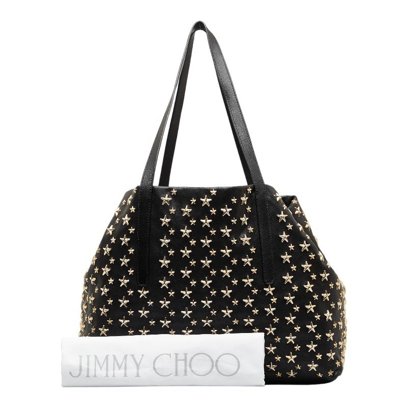 ジミーチュウ スタースタッズ ゴールド金具 ショルダーバッグ トート