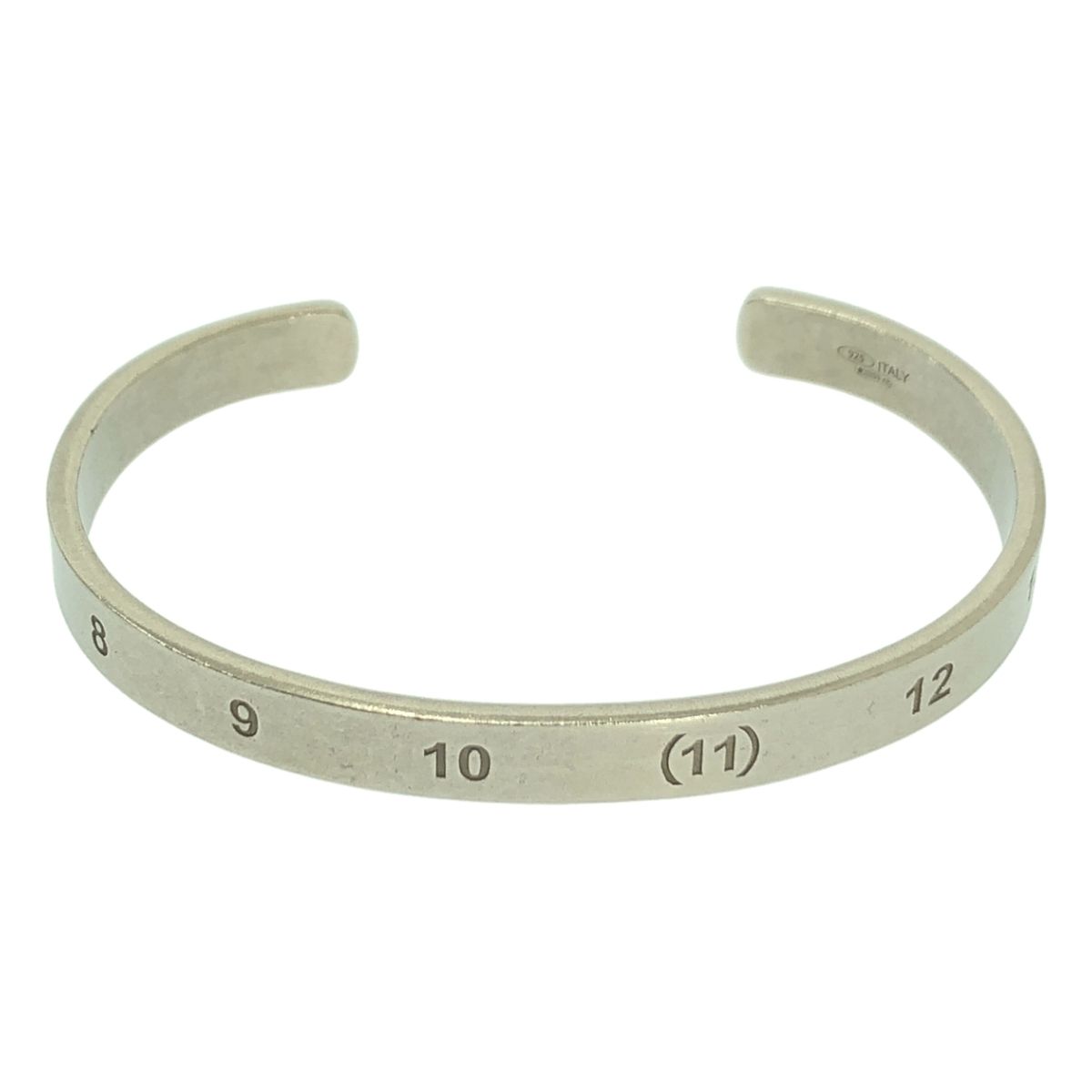 【美品】Maison Margiela ナンバリング バングル　シルバー Maison Margiela / メゾンマルジェラ | ナンバリング カフ
