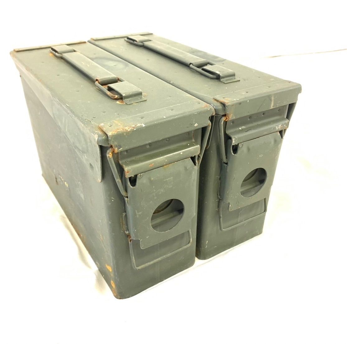 米軍放出品】アンモボックス2個セット AMMOBOX.30キャリバー