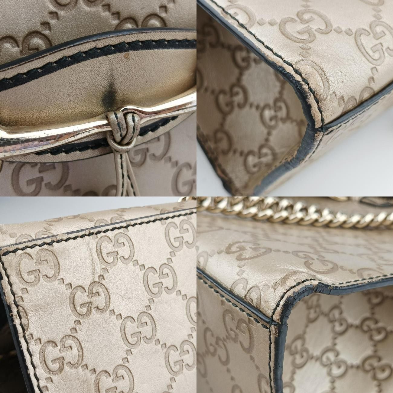 ゴールド レザー