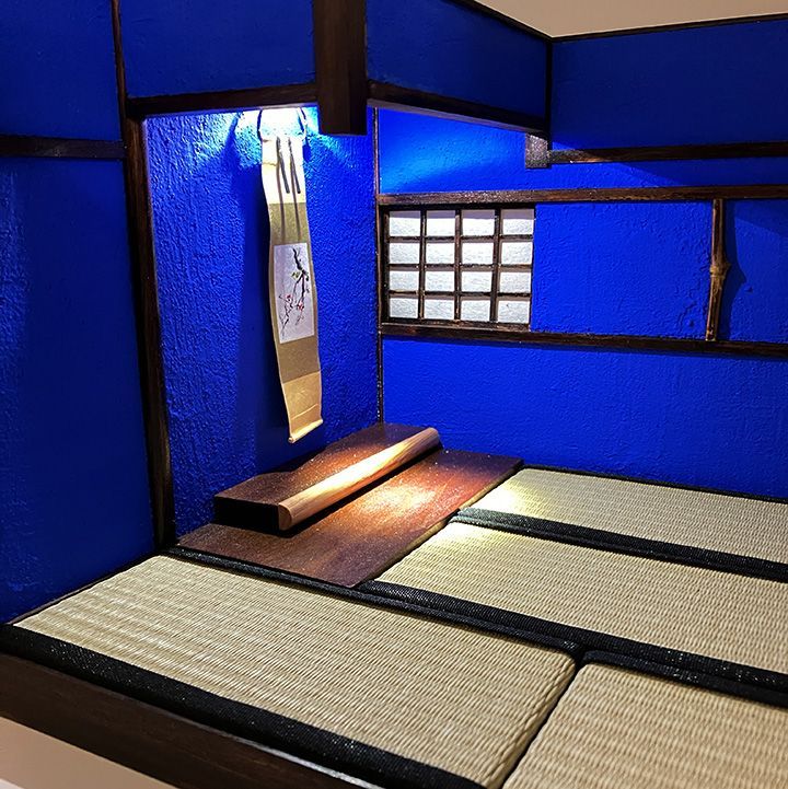 組立簡単 和室ドールハウス 群青の間 金沢町屋 畳セット