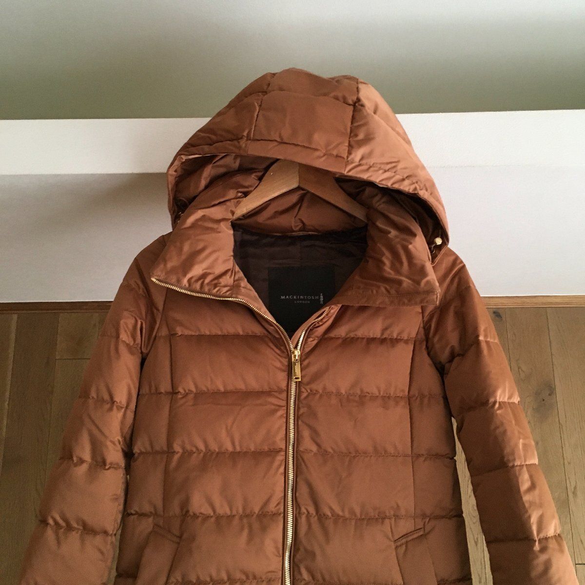 美品 MACKINTOSH マッキントッシュ フード ダウン コート36