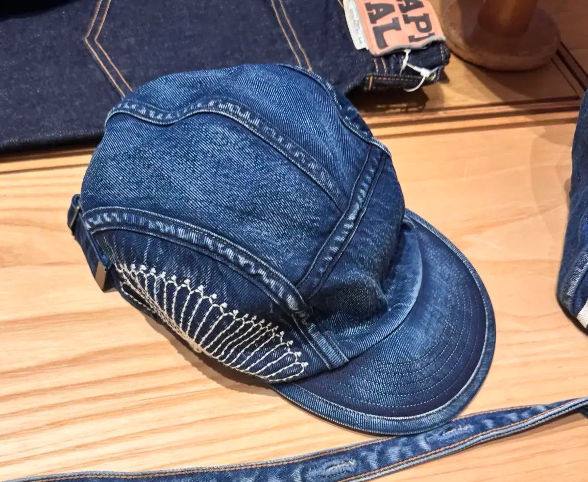 KAPITAL 10ozIDG×IDGデニム キャンプCAP（風呂敷刺繍） 【公式通販】