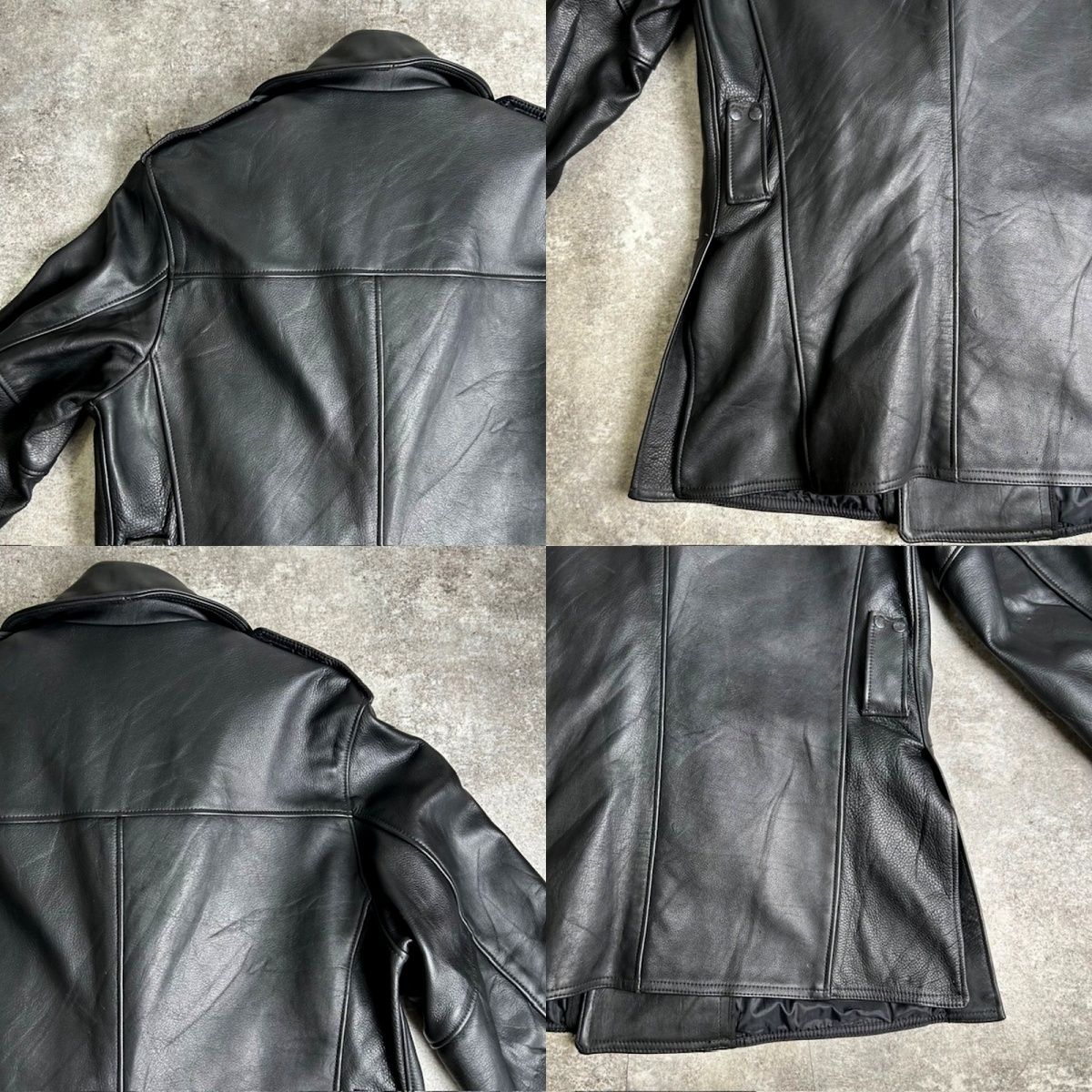 Branded Garments レザーポリスマンコート ブランデッドガーメンツ