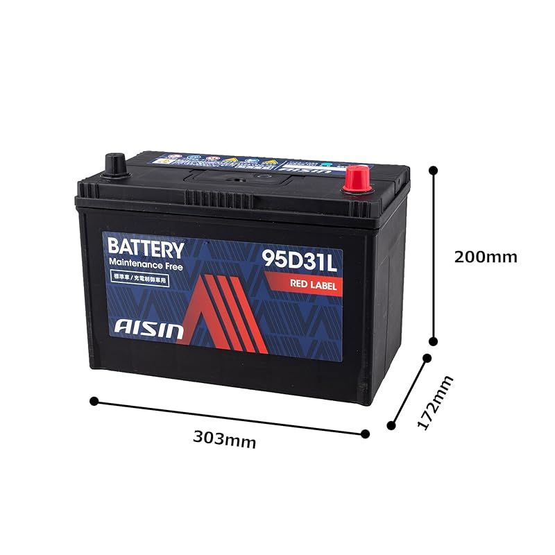 未使用　AISIN バッテリー 95D31L アイシン 95D31L バッテリー 標準車/充電制御車対応 - メルカリ
