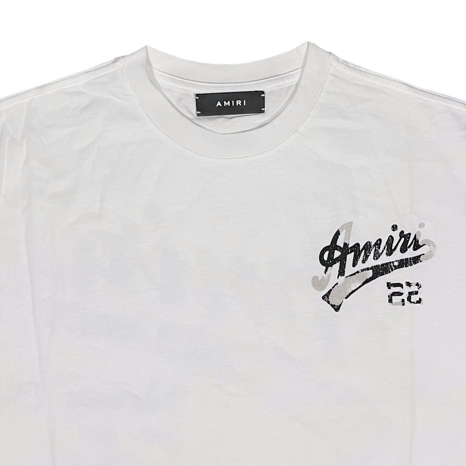 AMIRI アミリ 22 JERSEY Tシャツ ホワイト L23cm肩幅
