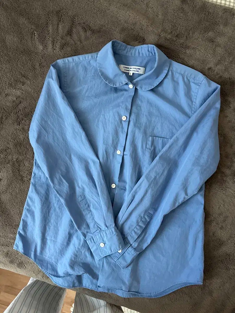 COMME des GARCONS コム デ ギャルソン ラウンド シャツ L