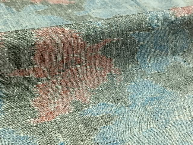 平和屋着物▽上質な紬　単衣　花尽くし　正絹　逸品　AAAY9418jh 平和屋着物▽上質な紬 単衣 花尽くし 正絹 逸品 AAAY9418jh - メルカリ