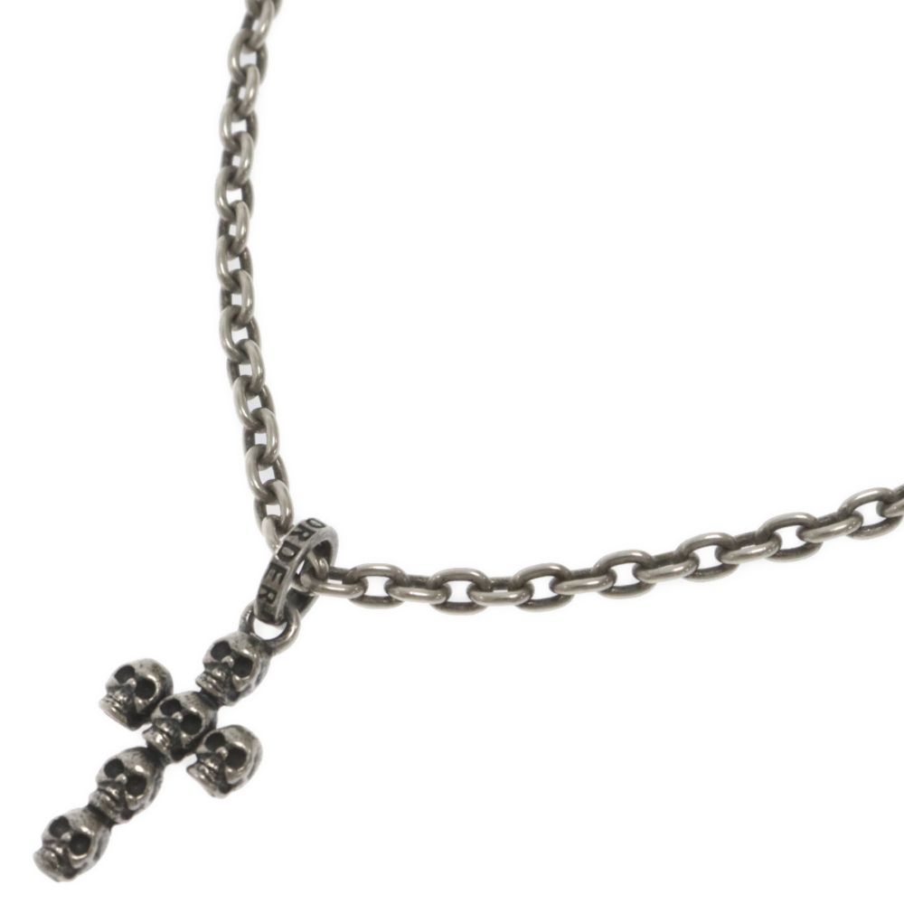 ROYAL ORDER (ロイヤルオーダー) スカル クロス シルバー ペンダント