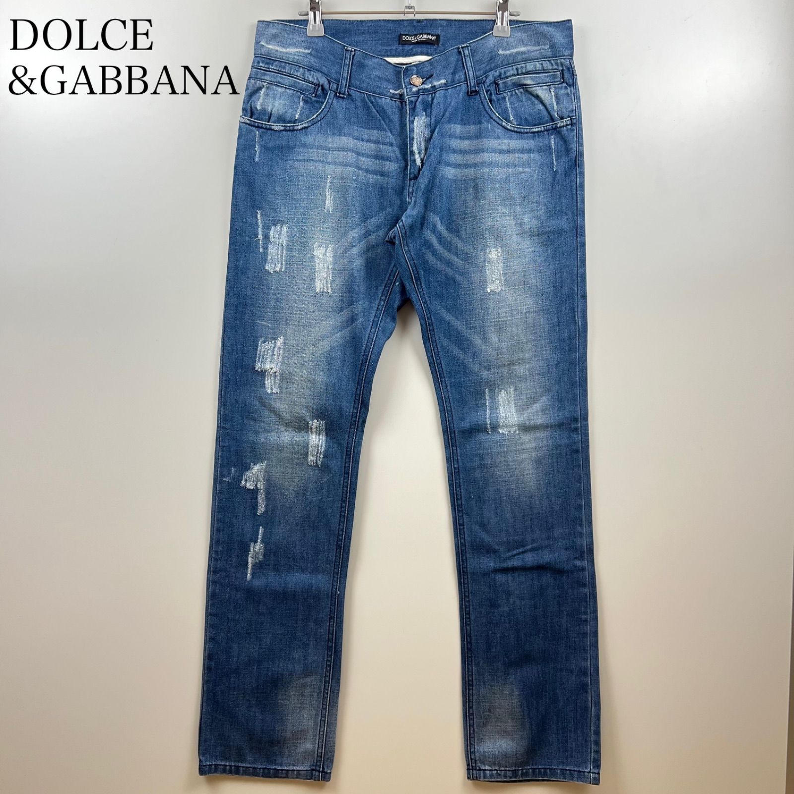 パンツ 00s dolce & gabbana damage denim y2k パンツ 00s dolce & gabbana damage denim y2k 00s