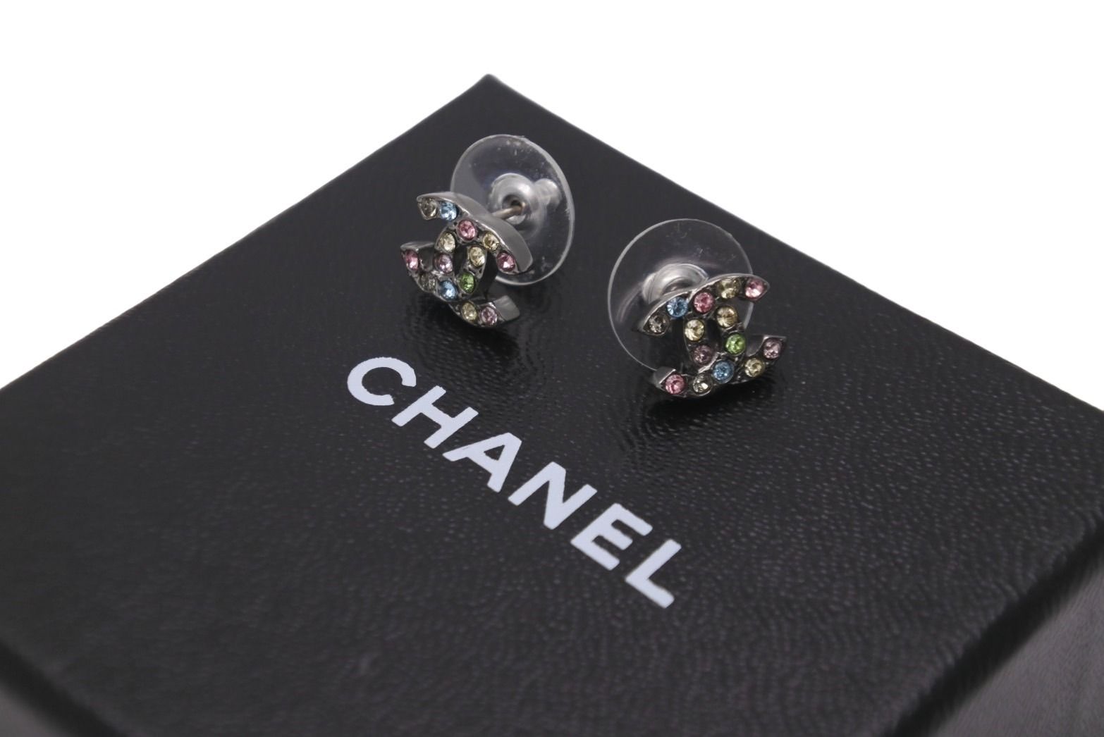 極美品 CHANEL ヴィンテージ ココマーク ピアス ストーン 10A 極美品 CHANEL シャネル ピアス アクセサリー ココマーク 05A
