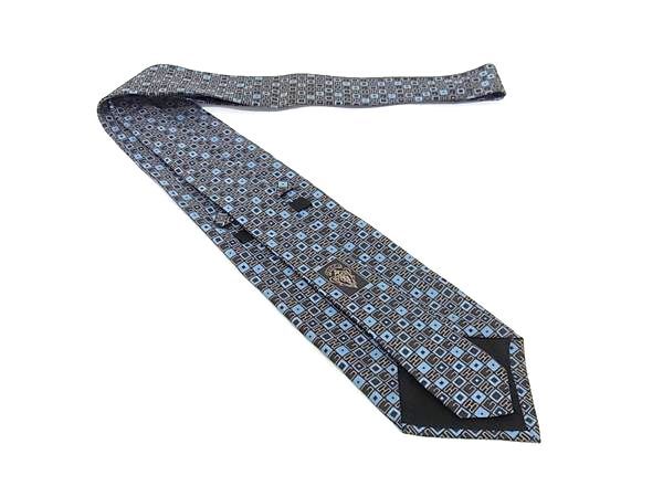 【超美品】GUCCI グッチ　ネクタイ　シルク100%　ブルー系　蜂 GUCCI グッチ シルク100% 総柄 ネクタイ ビジネス 紳士 メンズ