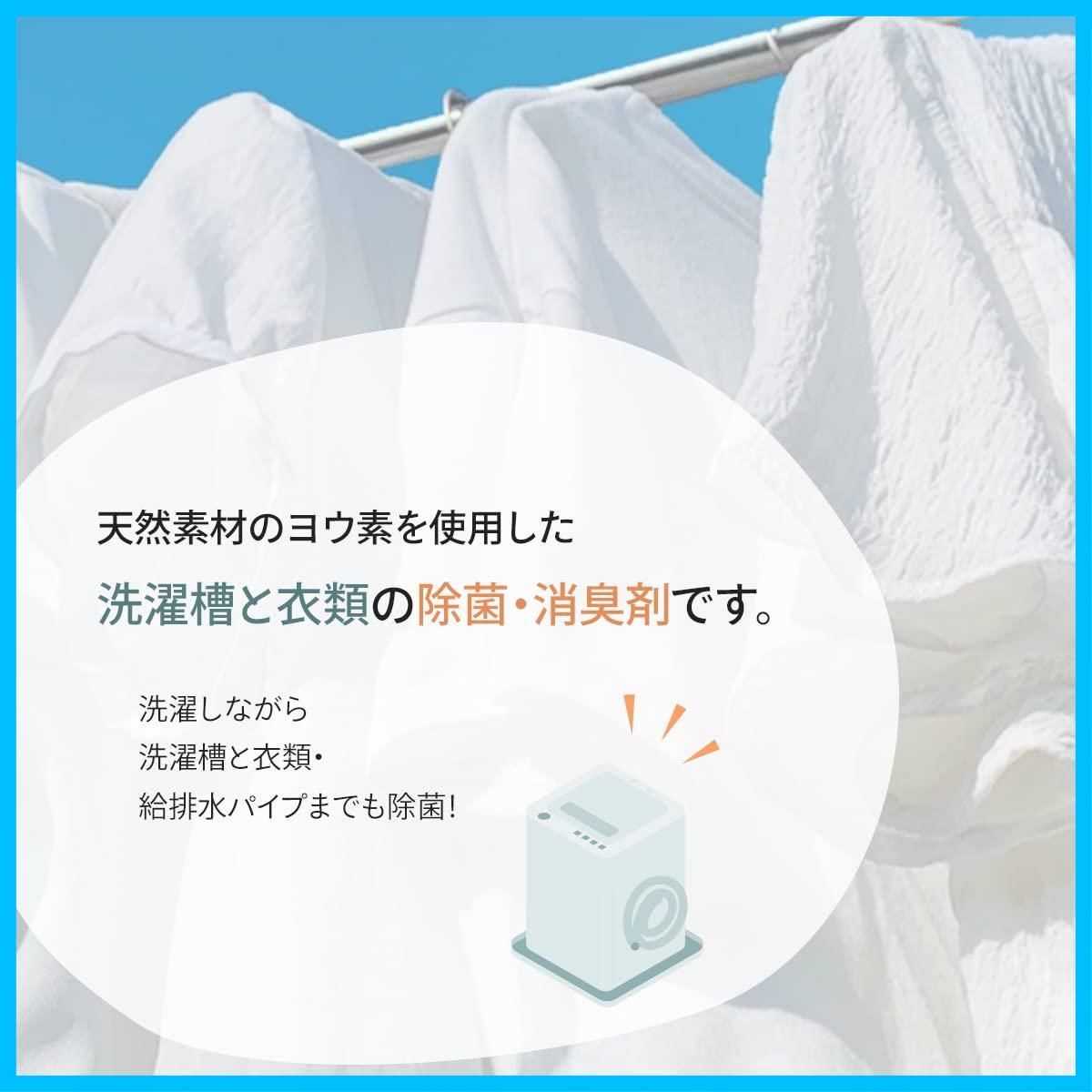 商品 クリーンランドリー 3個セット デ 洗濯槽 洗濯物の除菌消臭 ヨウ素 ヨード 洗濯機に入れるだけ Sin WWW_OPDRERGINERDOGAN_COM