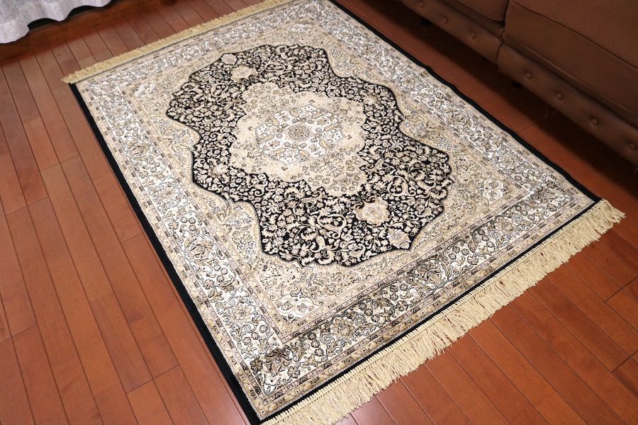 ペルシャ柄絨毯 120×160 新品未使用 カーペット 訳あり