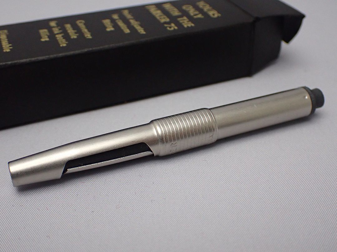 パーカー 75 万年筆 14Kペン先 XF字 シルバーメッキ - メルカリ