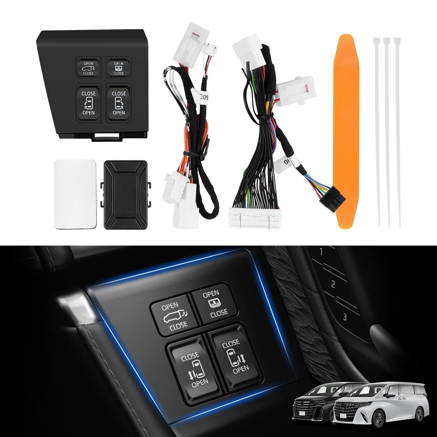 アルファード 40系 運転席増設スイッチキット ヴェルファイア 40系