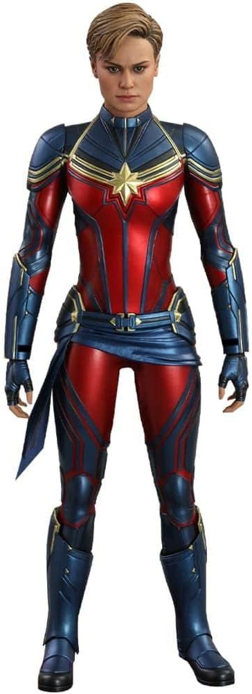ホットトイズ ムービー・マスターピース アベンジャーズ/エンドゲーム キャプテン・マーベル 1/6スケールフィギュア 青 Amazon.co.jp: ホットトイズ ムービー・マスターピース