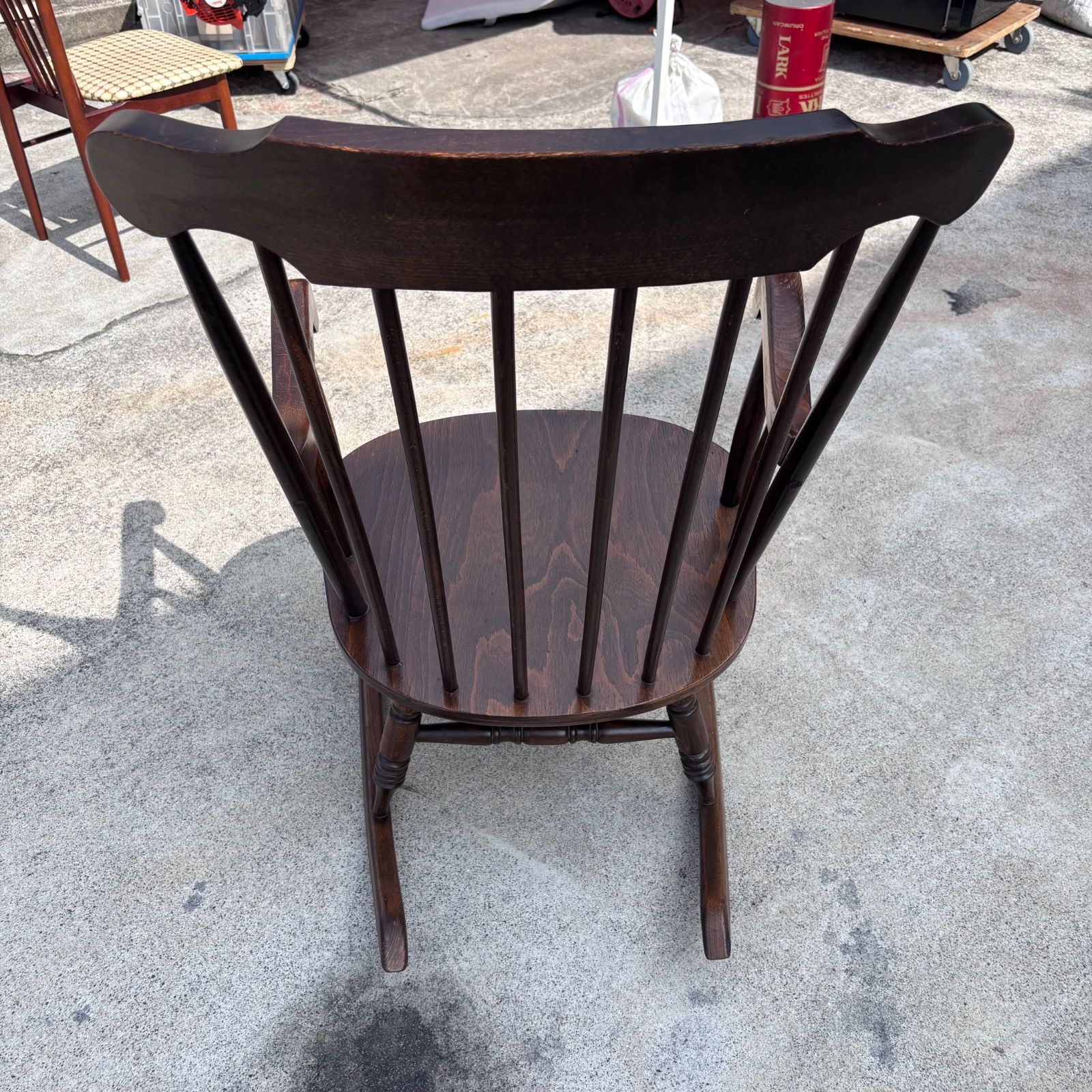 飛騨の家具　ヒダ　ダイネット　ロッキングチェア 揺り椅子 アンティーク GMFS213B○飛騨の家具 ヒダ・ダイネット ロッキングチェア