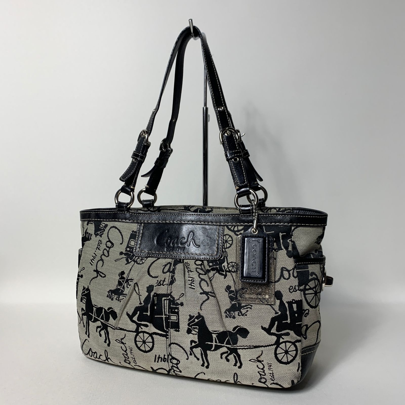 大人気新品  2503-204｜美品｜コーチ ハンドバッグ ターンロック ブラック バッグ
